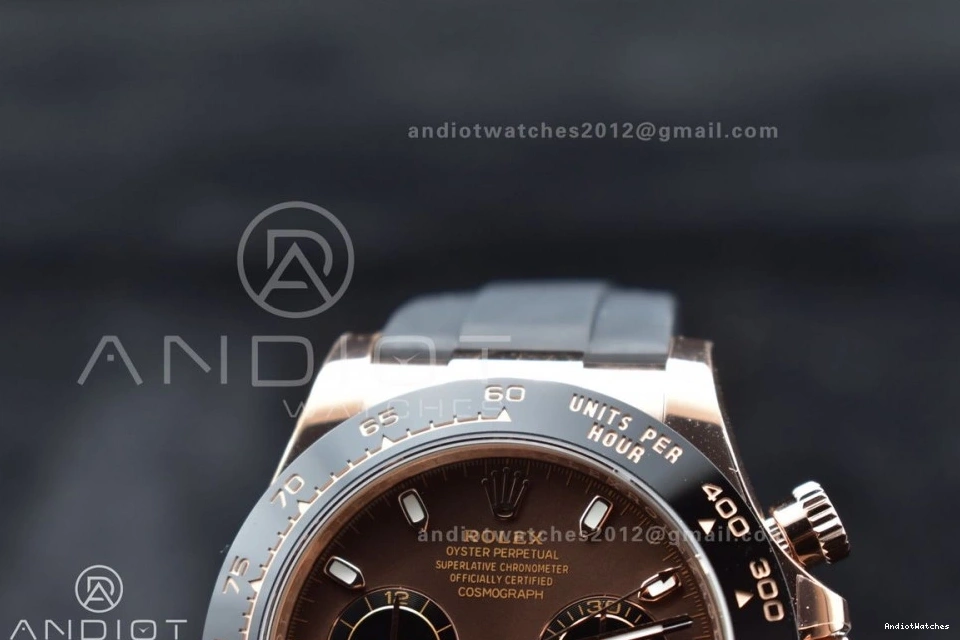 1:1 on Strap Rubber Brown ModernLook Edition Best 760 SA BTF 116515 Dial Oysterflex Daytona 0419